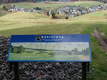 Panoramatafel am Köhlerweg Sosa