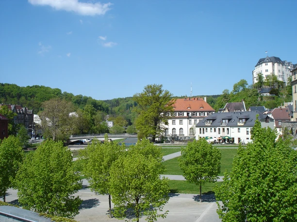 Der Schlossgarten am Unteren Schloss Greiz