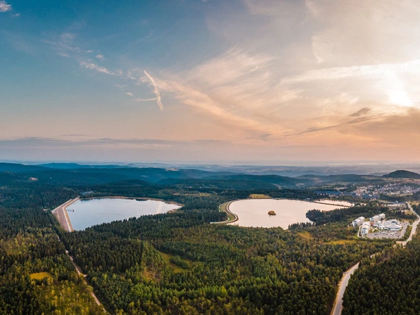Die Galgenteiche, Luftaufnahme