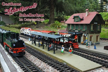 Garteneisenbahn am Hotel Lockwitzgrund