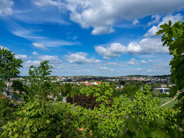 Panoramablick vom Osterstein Gera