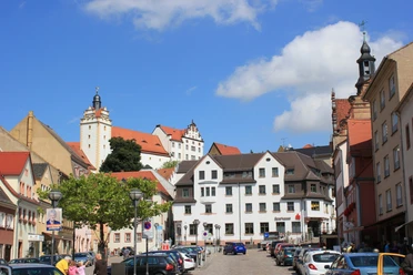 Blick auf Schloss Colditz