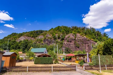 Blick auf den Backofenfelsen
