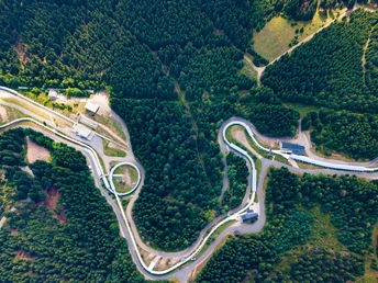 SachsenEnergie-Eiskanal Altenberg - Rennschlitten- und Bobbahn