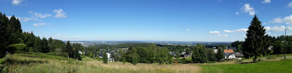 Fernblick von der Goldenen Höhe