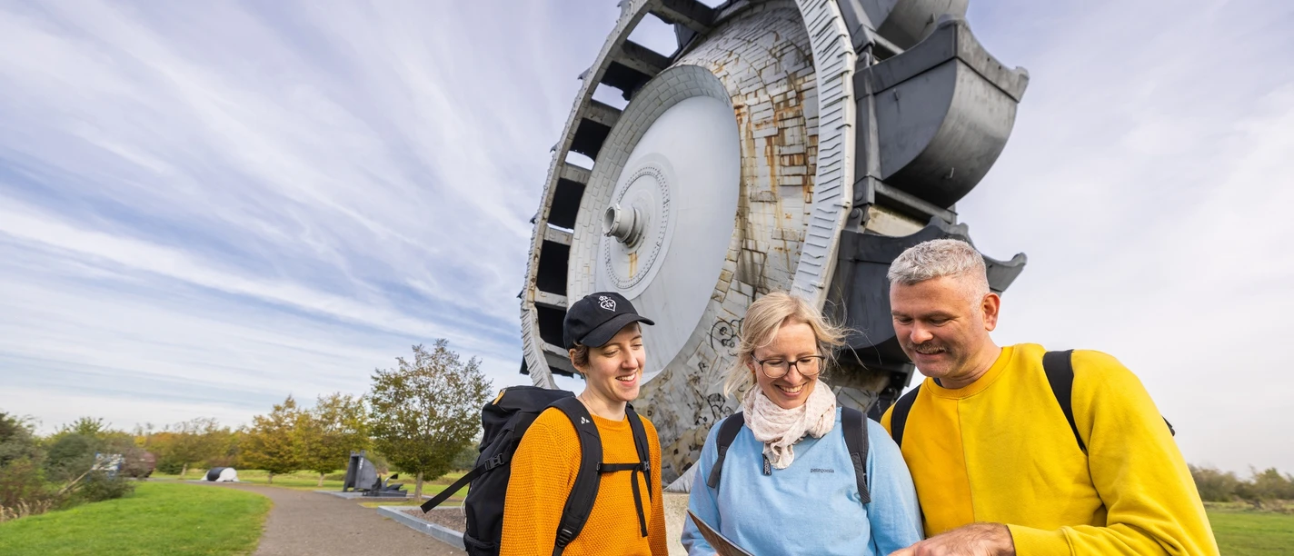 Das Schaufelrad am Werbeliner See