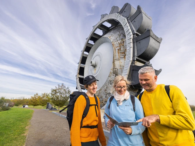 Das Schaufelrad am Werbeliner See