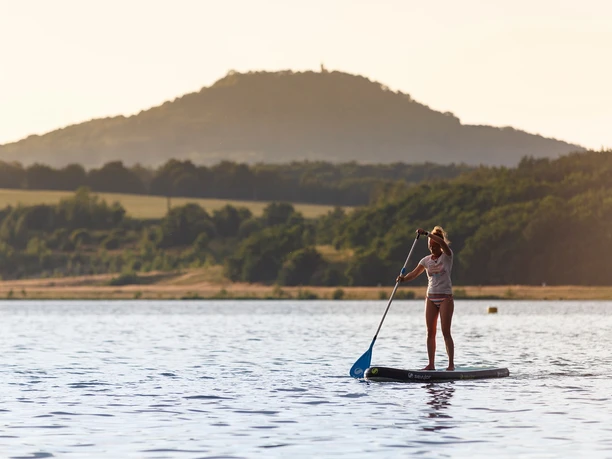 Wassersport am Berzdorfer See in Görlitz