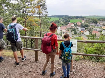 Blick auf Saalhausen
