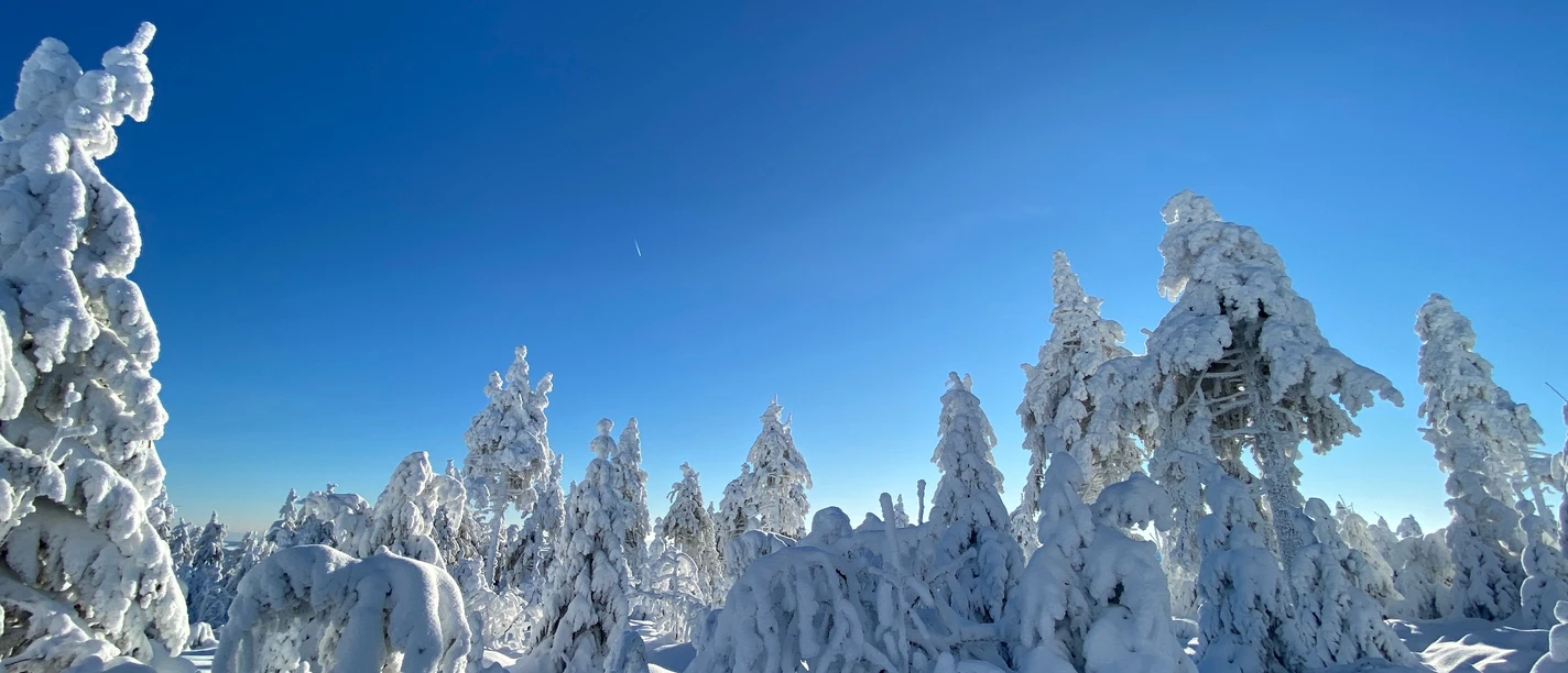 Winter kleiner Fichtelberg