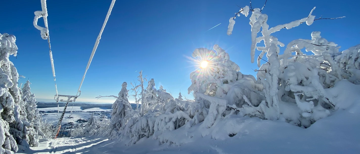 Winter kleiner Fichtelberg