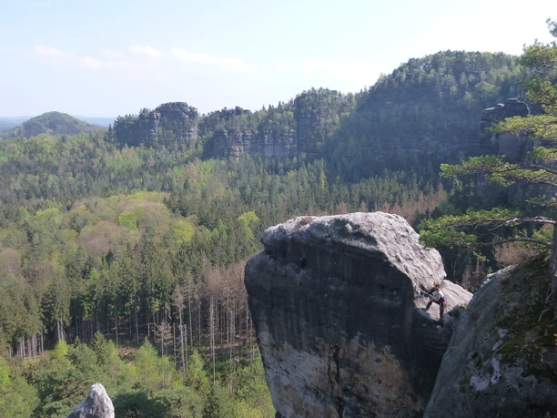 Blick vom Winterstein zum Wintersteinwächter