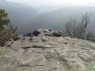 Felsformation auf dem Teichstein