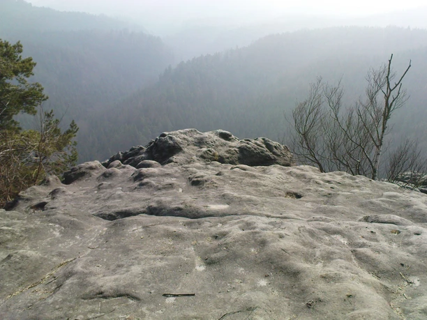 Felsformation auf dem Teichstein