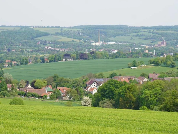 Blick auf Bad Köstritz