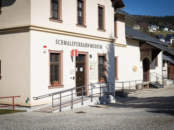 Gästeinformation im Schmalspurbahn-Museum Rittersgrün