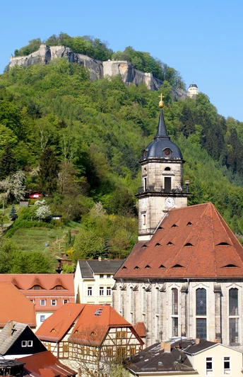 Blick auf die Festung Königstein