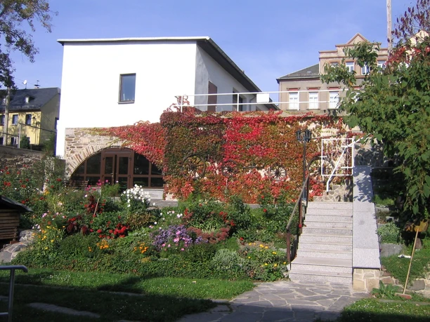 Hof mit Blick auf den Malzkeller