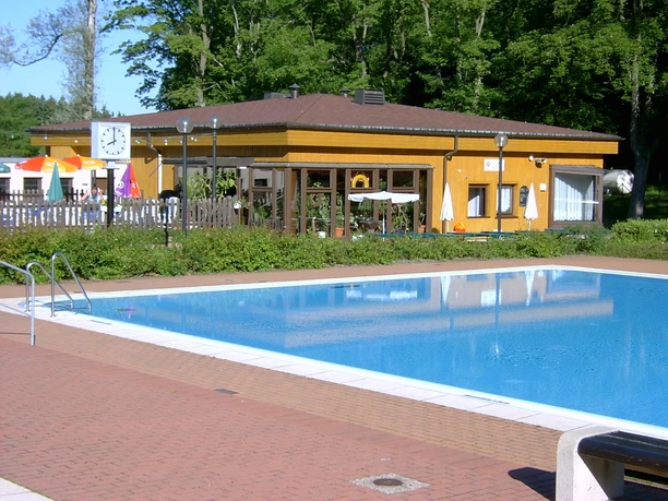 Restaurant von der Badseite aus