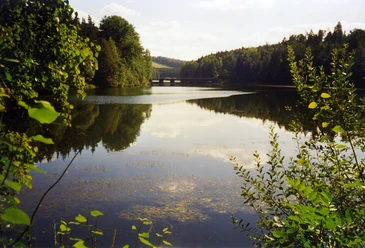 An der Pisselsmühlenbrücke im Weidatal