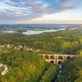Elstertalbrücke und Talsperre Pöhl