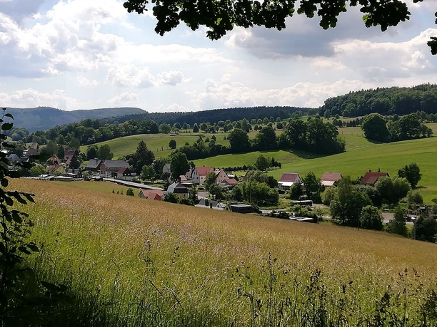 Blick über Cunnersdorf