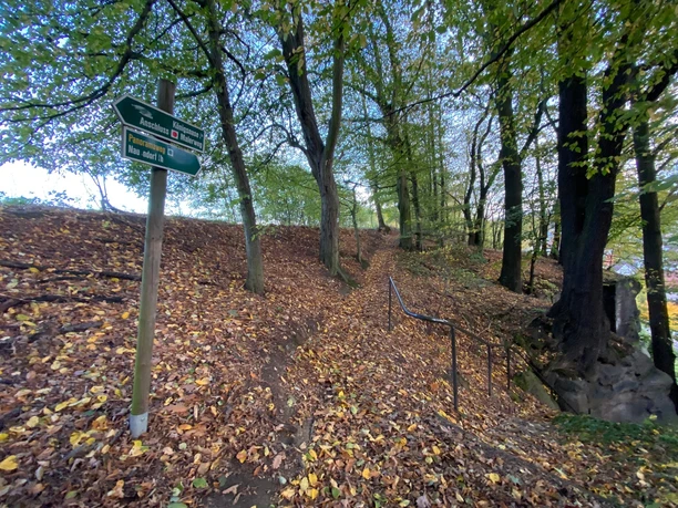 Abzweig zum Aussichtspunkt Struppen