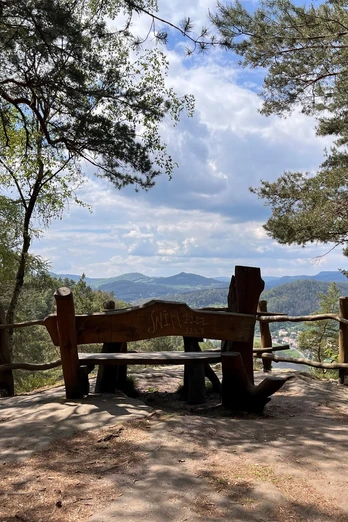 Aussichtspunkt Schneebergblick Děčín