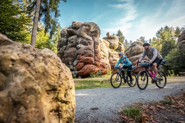 Eines des RockHead's: Die Kelchsteine im Zittauer Gebirge