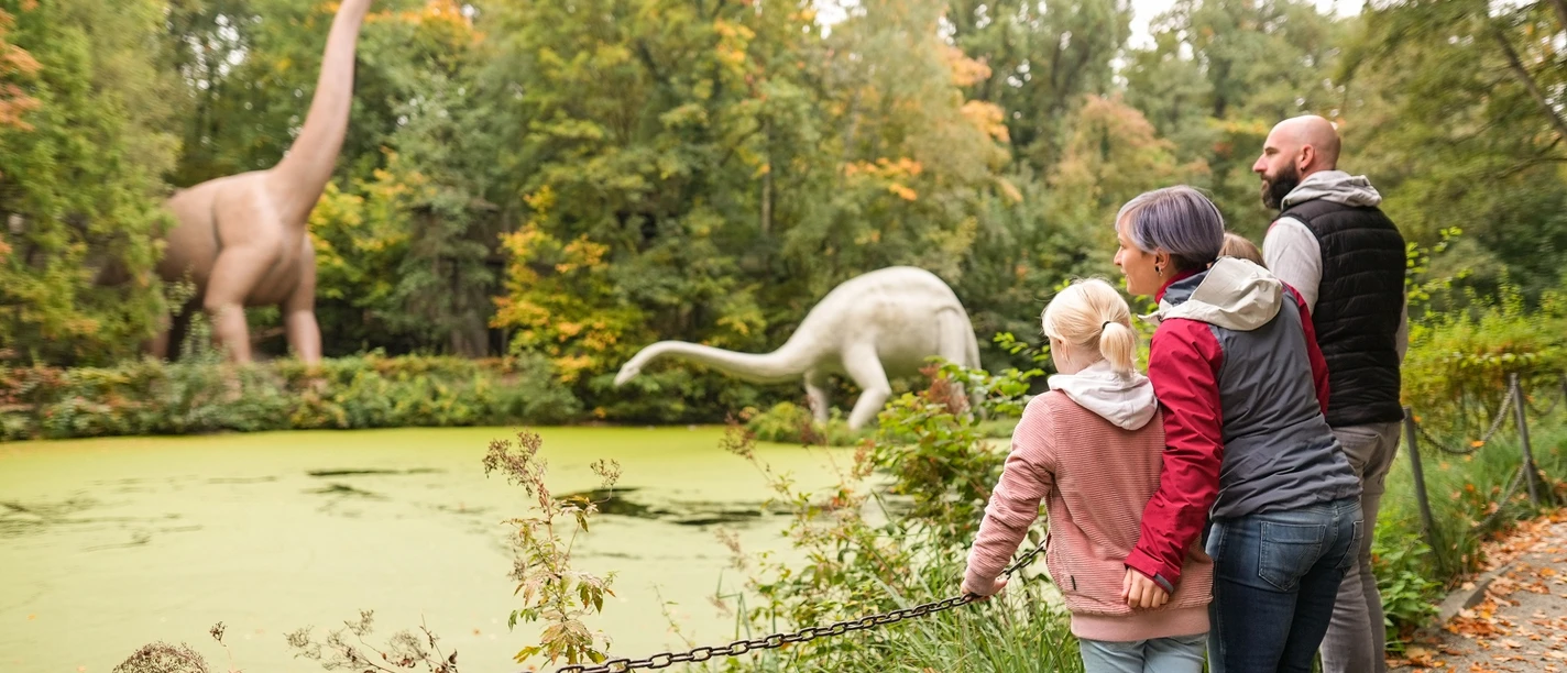 Im Saurierpark Kleinwelka