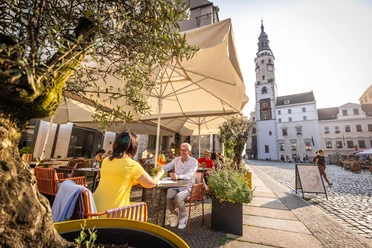 Auf dem Untermarkt in Görlitz lädt das Restaurant Horschel zum Genießen ein