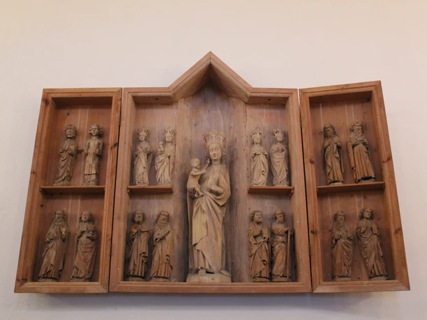Apostelfiguren in der Kirche Ebersgrün bei Pausa/Vogtland