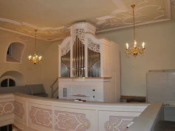 Orgel der Kirche Kloschwitz