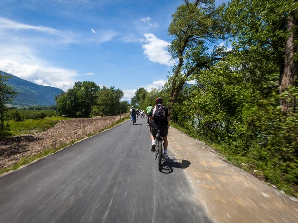 Rhone Route bei Sion