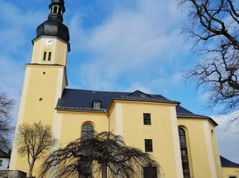 Evangelische Kirche Hohndorf bei Greiz - Ansicht von Süden
