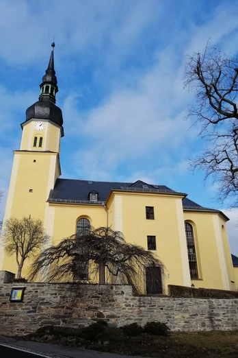 Evangelische Kirche Hohndorf bei Greiz - Ansicht von Süden