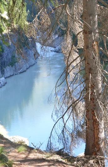 Blick auf den Stausee