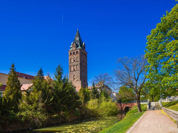 Breiter Turm und Wallgraben Delitzsch