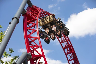 Achterbahn Dynamite im Freizeitpark Plohn