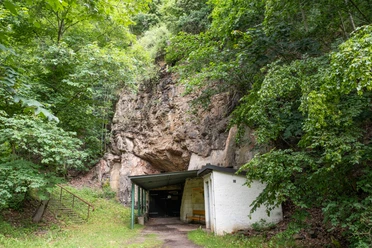 Eingang Kalkbergwerk Miltitz
