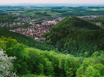 Blick vom Bismarckturm auf Bad Lauterberg
