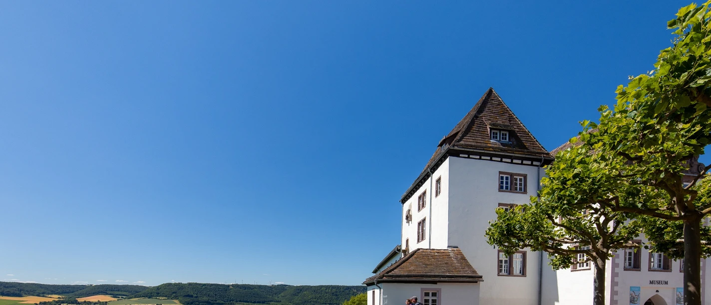 Schloss Fürstenberg mit der Weser