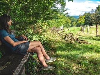 Qualitätstour Durch das Habichtstal (Po 2) - Wanderrast bei Polle