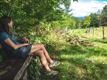 Qualitätstour Durch das Habichtstal (Po 2) - Wanderrast bei Polle