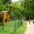 Dinosaurier bei den Dinosaurierspuren bei Barkhausen