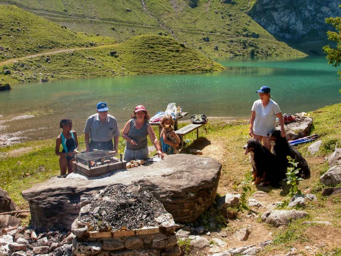 Feuerstelle Bannalp Zwergenweg