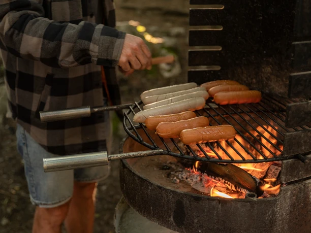 Grillieren im Waldpark Morschach