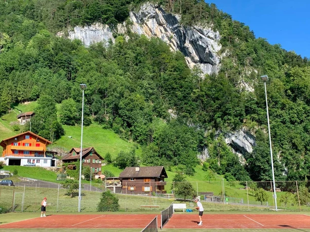 Tennisplatz in Gersau