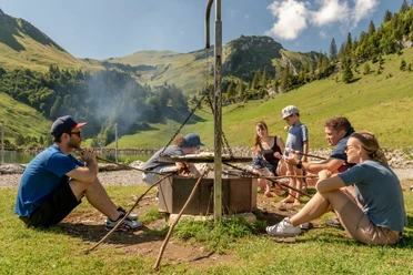 Grillieren beim Stoos Seeli