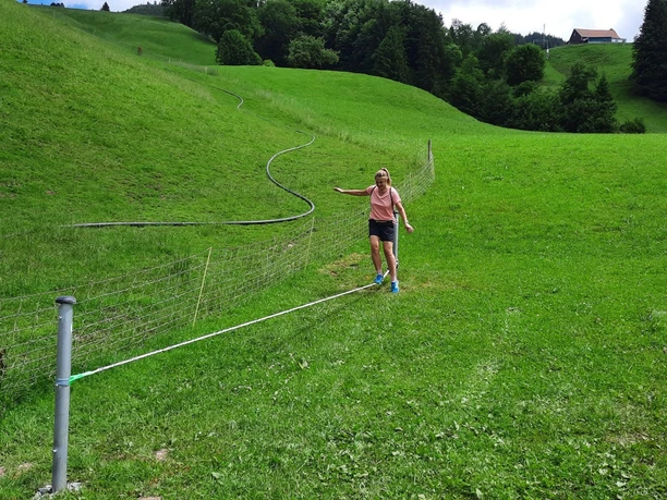 Krafthweg Rothenthurm - Slackline